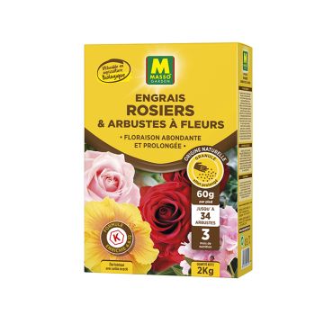 Abono en Gránulos para Rosales y Arbustos Florales UAB Masso Garden