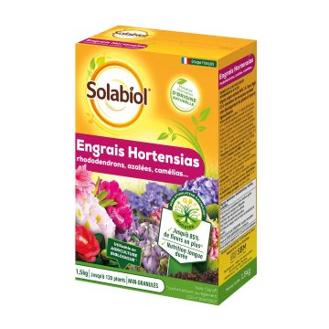 Abono para Hortensias, Rododendros Solabiol estuche de 1.5 Kg