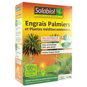 Abono para palmeras y plantas mediterráneas en caja de 1.5 Kg