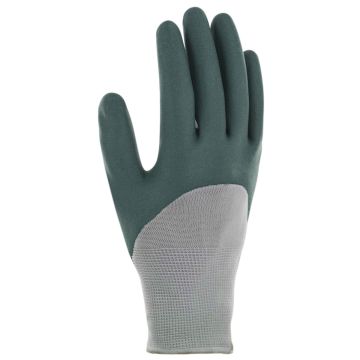 Guantes de jardinería para plantación verdes