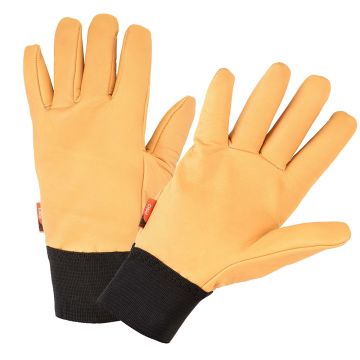 Guantes profesionales de poda en invierno Rostaing cuero hidrófugo Vid