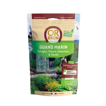 Guano Marino Or Brun en bolsa reutilizable de 650g