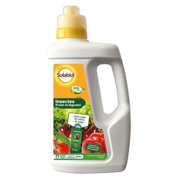 Insectos Frutas y Hortalizas Solabiol bidón con tapón dosificador integrado 800 ml