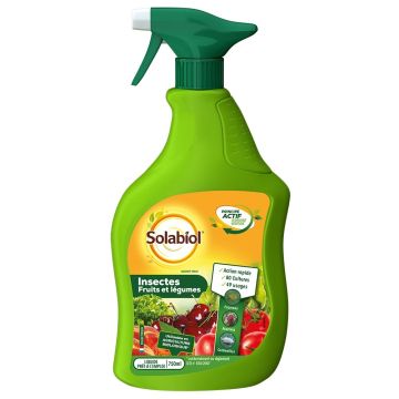 Insectos Frutas y Hortalizas Solabiol listo para usar pulverizador de 750 ml