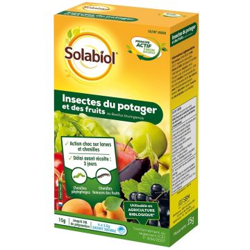 Insectos del huerto y de las frutas Solabiol en caja de 6 x 2.5 g
