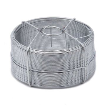 Hilo de acero galvanizado en bobina Ø1.1mm de ± 50m La Cordeline