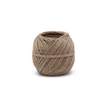 Cordel de Lino Crudo + Alambre La Cordeline - Ovillo 100g Ø1.5mm ±60m
