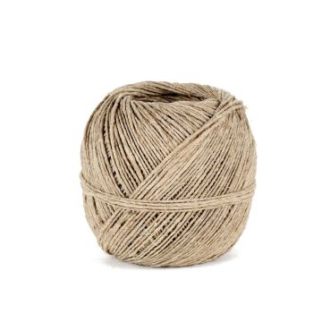 Cordel de lino Poli La Cordeline - Ovillo 500g Ø1.2mm ±100m color natural.