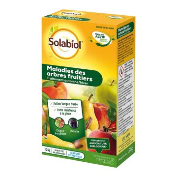 Enfermedades de los árboles frutales Solabiol en caja de 125 g