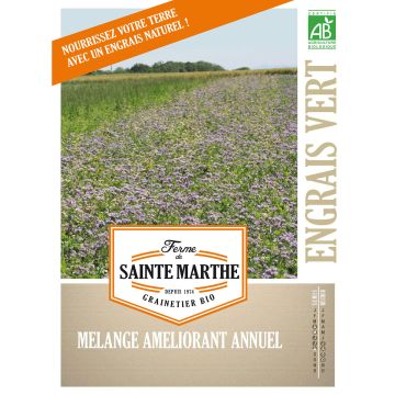 Mezcla mejorante anual para 50 m² Bio - Granja de Sainte Marthe