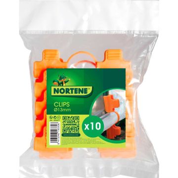 Clip para tutores de tomates arcos de diámetro 13 mm - bolsa de 10
