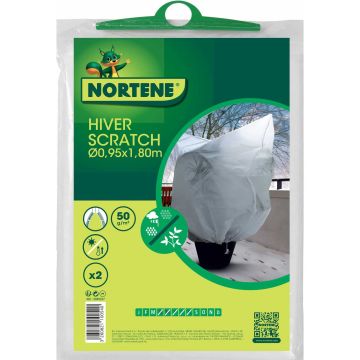 Funda de invernada HIVERSCRATCH 30g/m²  Ø 0,63 m x 1 m x 1,60 m