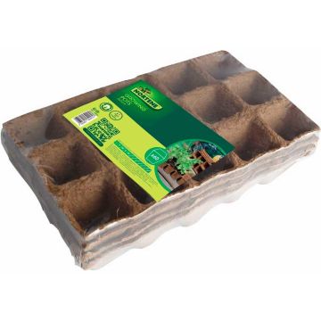 Placa de cultivo biodegradable GROWING POTS - 60 celdas de cultivo de 5 x 5 cm