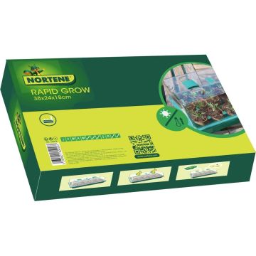 Invernadero con ventilaciones para siembra RAPID GROW