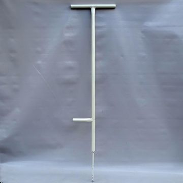 Herramienta de colocación para clavos de polipropileno o biodegradables para acolchados