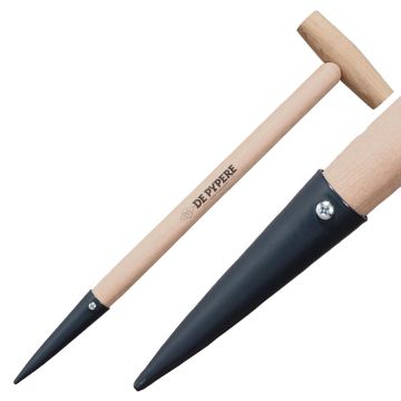 Plantador de mango largo tipo muleta en madera De Pypere