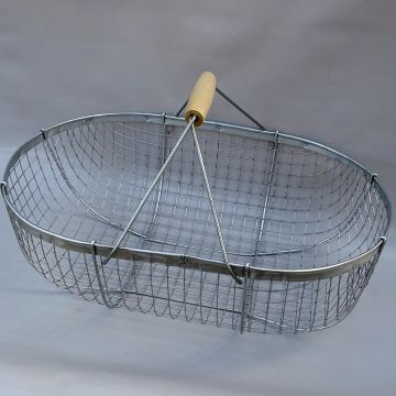 Cesta de recolección galvanizada
