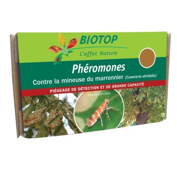 Feromonas especiales Minador del castaño Cameraria ohridella Biotop - 2 cápsulas