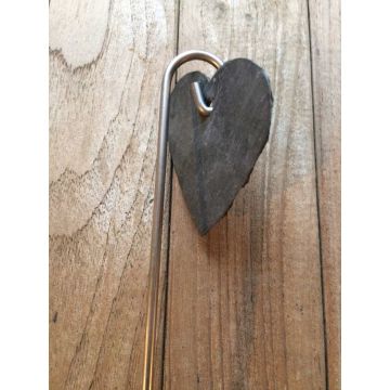 Porte etiqueta en acero inoxidable Ø 5mm