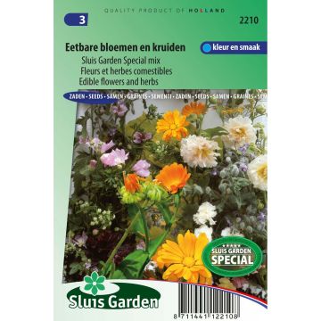 Mezcla de Flores y Hierbas comestibles (2 m²)